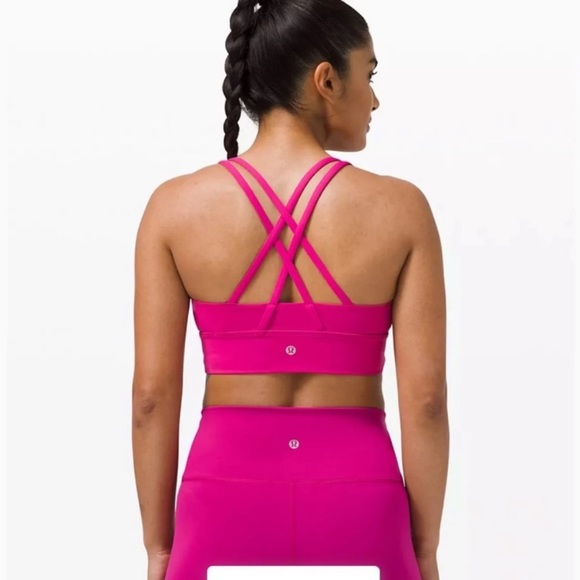 Lululemon Pace Rival Skirt & Energy Bra * Rasberry - Picture 4 of 4